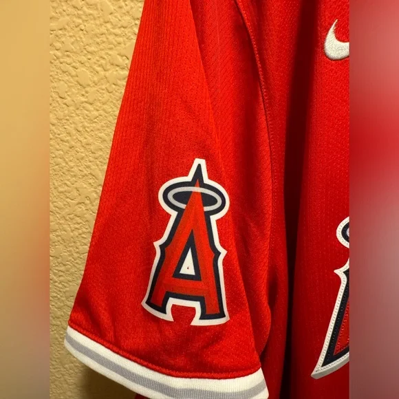 New Authentic Nike Los Angeles Angels Mike Trout Jersey - Picture 7 of 15
